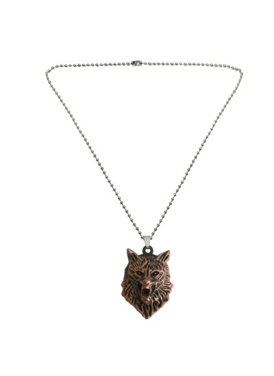 Wolf Face Pendant By Menjewell